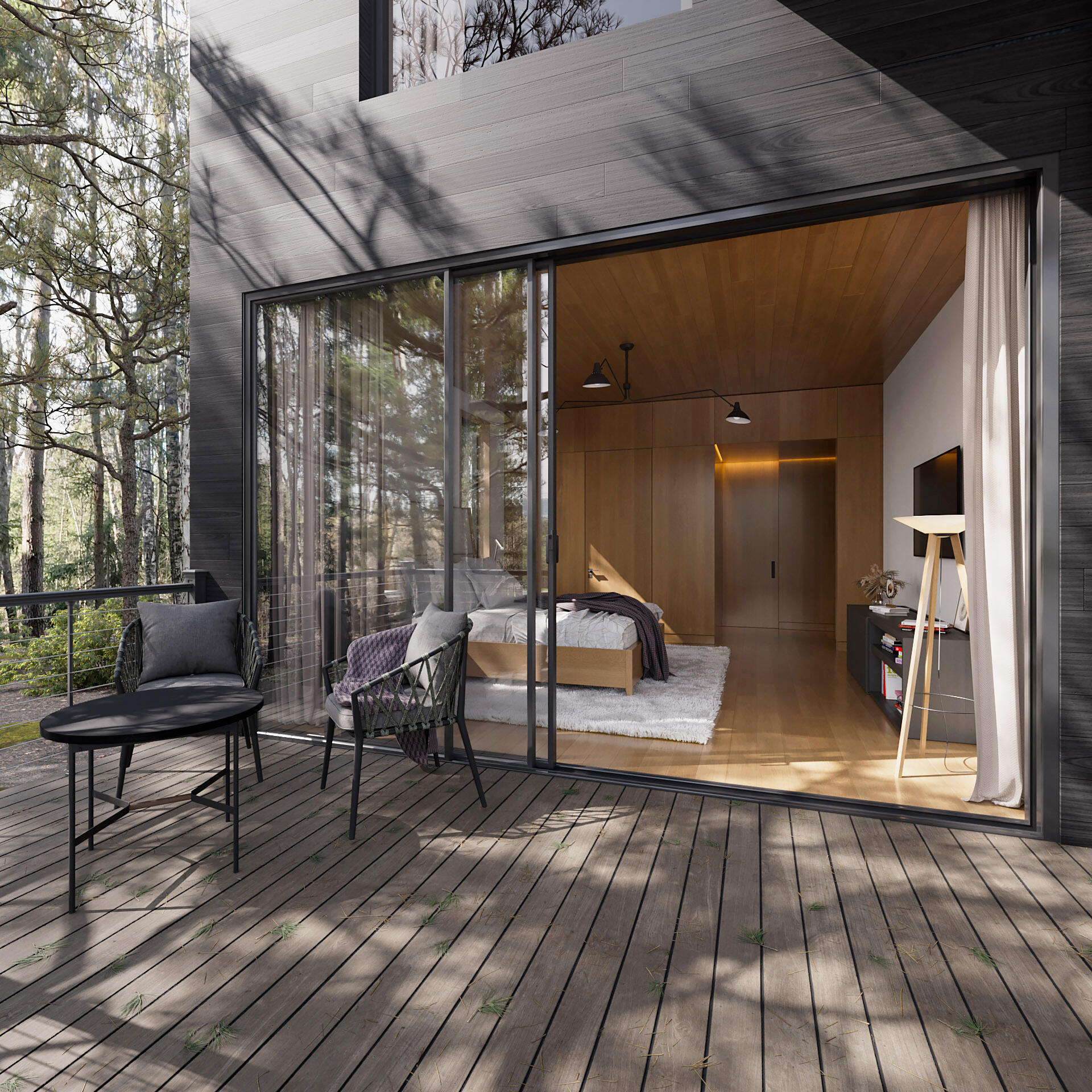 High End Luxury Bedroom Interior Rendering – Photorealistic Detail